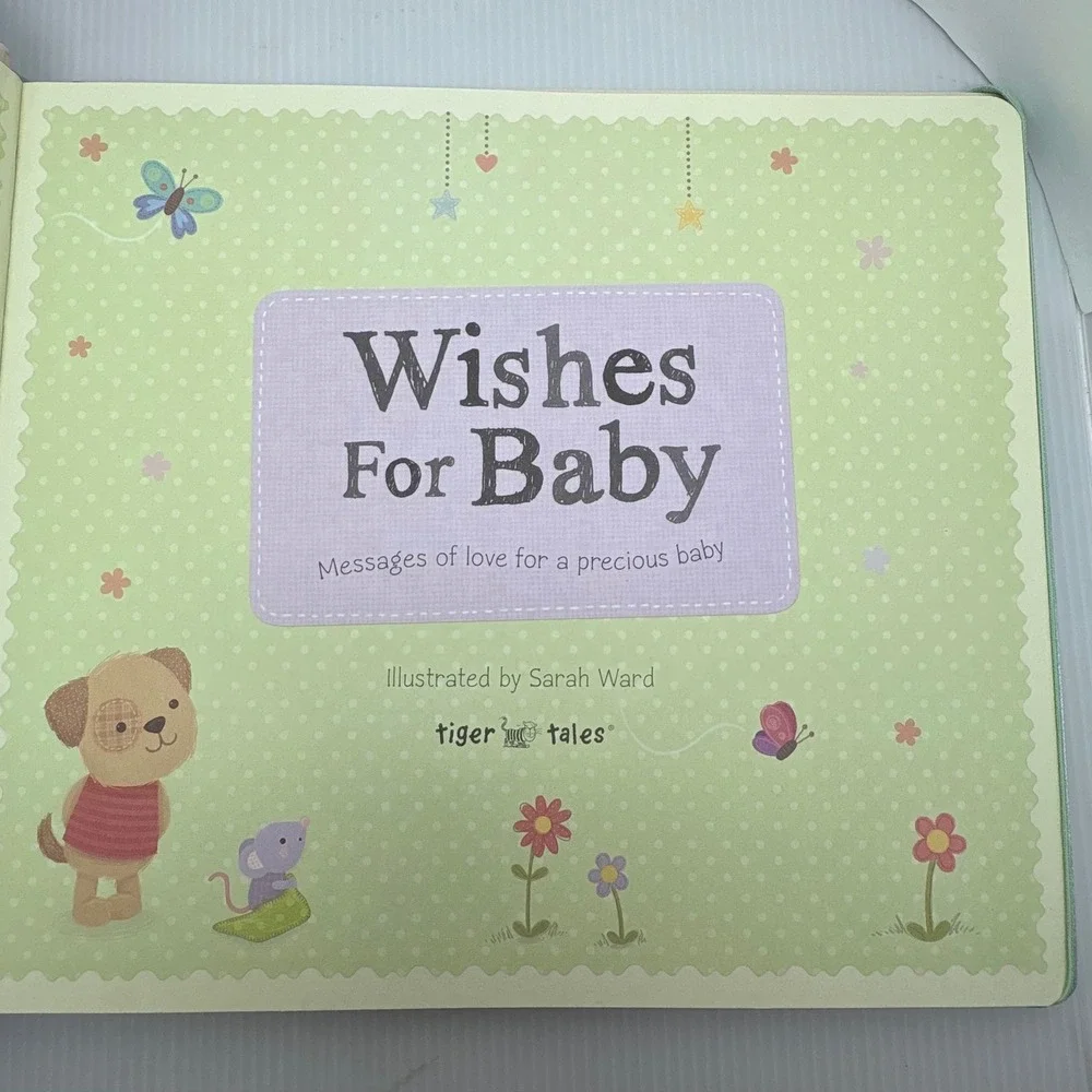 Wishes For Baby Tiger Tales Keepsake Memory Book Baby‎ Shower Gift New Mom